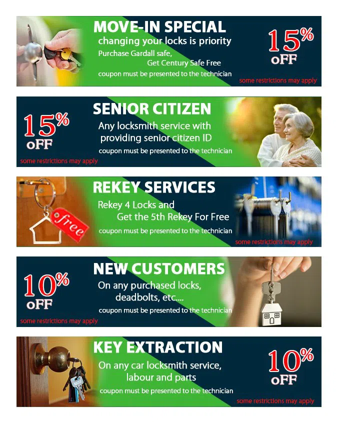 Jamaica Lock And Locksmith, Jamaica, NY 718-663-2712 - coupon20-set-five